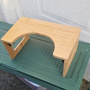 Bamboo Toilet Stool, Foldable Potty Stool for Bathroom